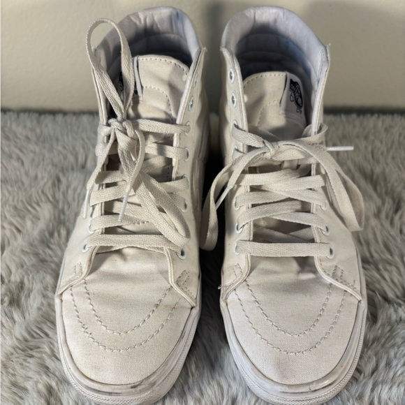 White High-Top Vans - Picture 3 of 8